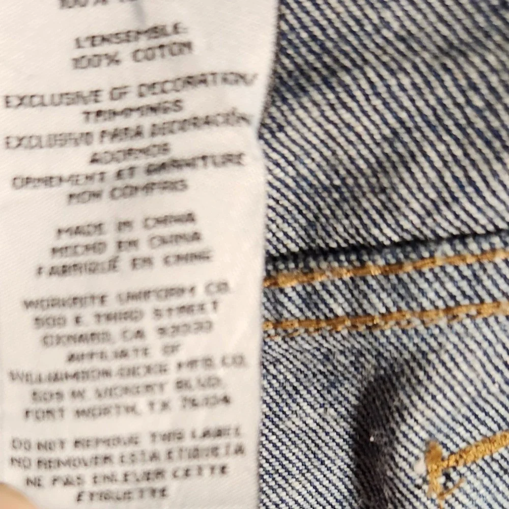 Walls FR Workwear Jeans Mens 38x32 Blue Excellent Flame Resistant Denim Pants